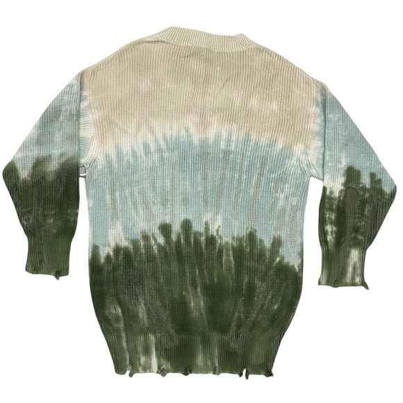 Young Fabulous & Broke Sweater Tie Dye Oversized Cotton Knit Tunic Medium NEW - Picture 4 of 16